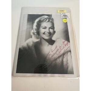 Signed Autographed Photo of Betty Grable w Original Envelope JL
